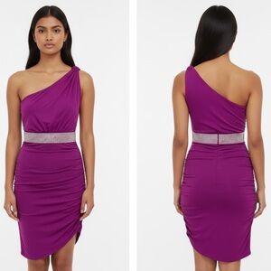 Sky One Shoulder Cocktail Dress Size XS